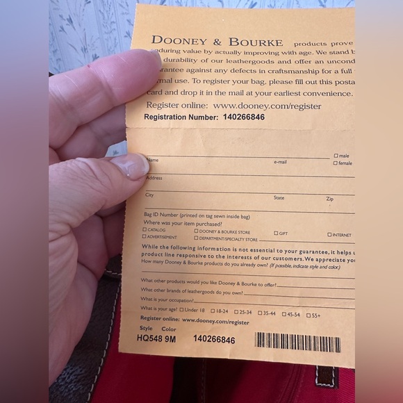 Dooney & Bourke Pink Monogram Tote - Picture 14 of 14